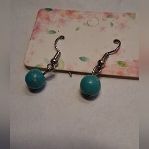Chic Turquoise Drop Earrings